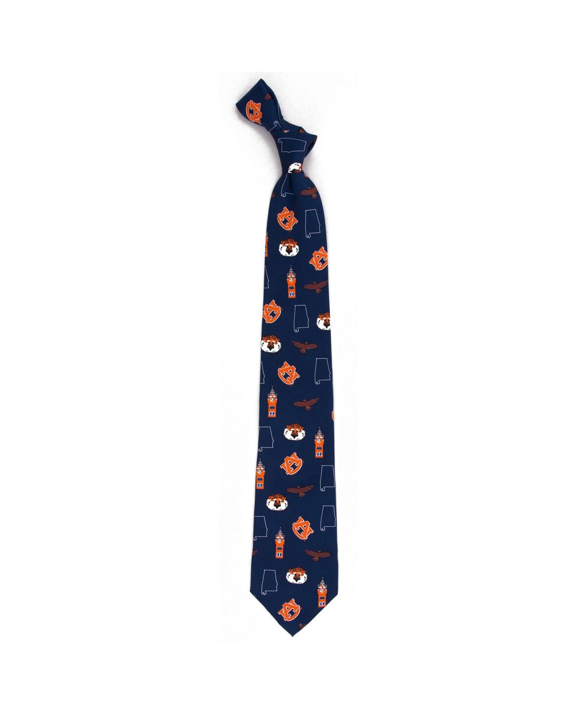 Auburn Tigers Hometown Silk Tie - Blue