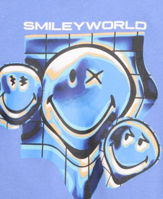 Big Boys Smiley World Graphic Short-Sleeve T-Shirt 