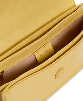 Loraine Embossed Lizard Flap Shoulder Bag