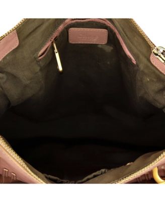 Medium Marcie Satchel Leather