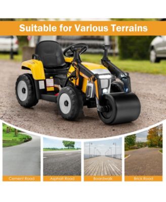 12V Kids Ride on Road Roller with 2.4G Remote Control