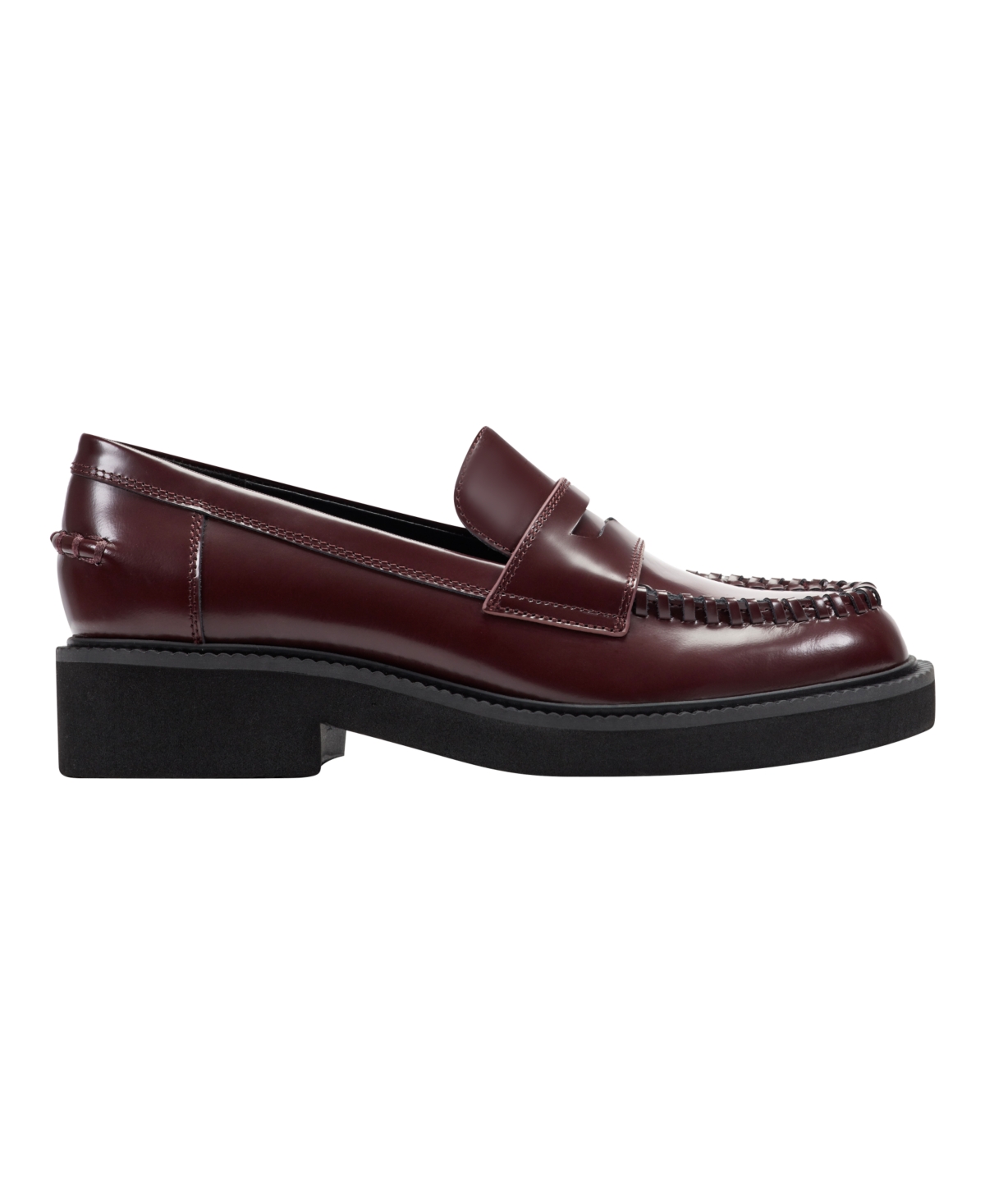 Marc Fisher Ltd Dagman Penny Loafer In Burgundy
