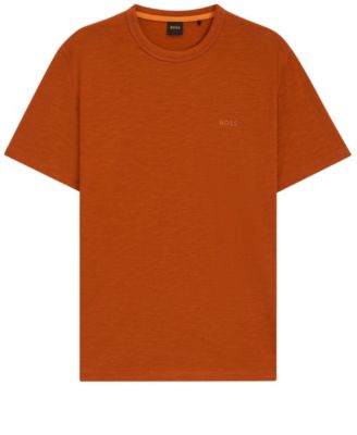 Men's Cotton Slub Logo Detail T-Shirt