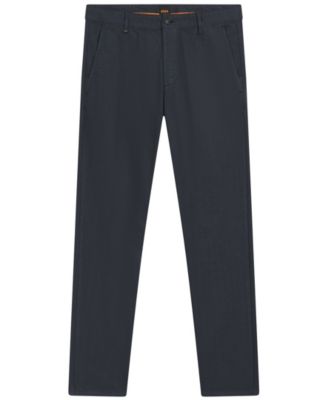 Men's Printed Stretch Cotton Slim-Fit Pants