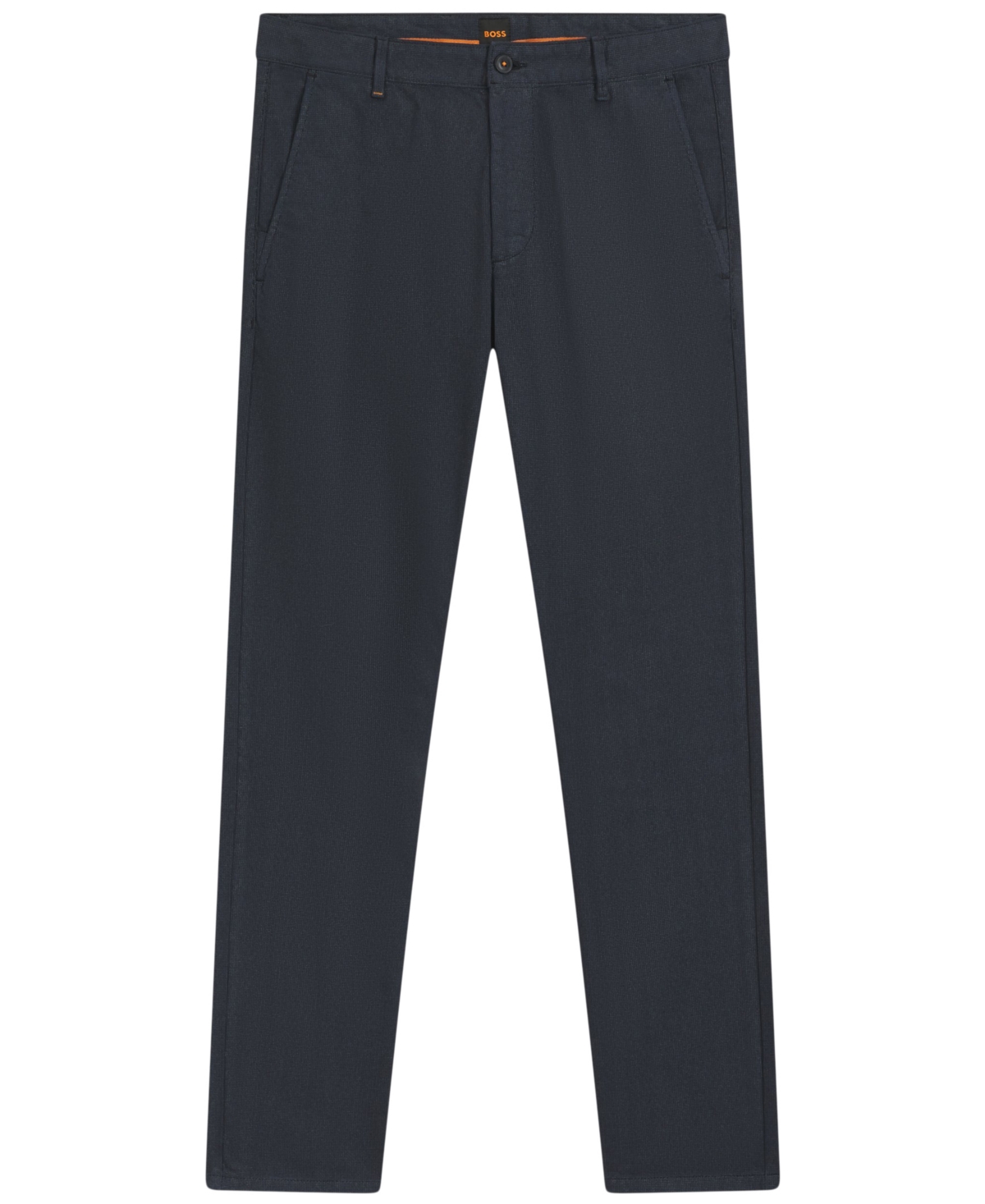 Hugo Boss Boss By  Men's Printed Stretch Cotton Slim-fit Pants In Gray