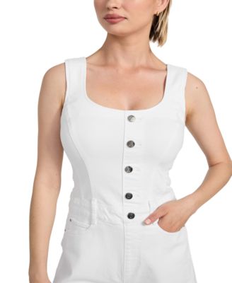 Women's Sunni Sleeveless Denim Romper