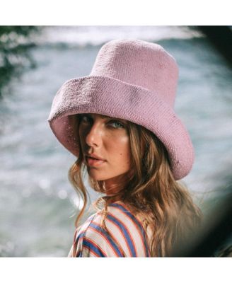 BLOOM Crochet Sun Hat In Lilac Purple
