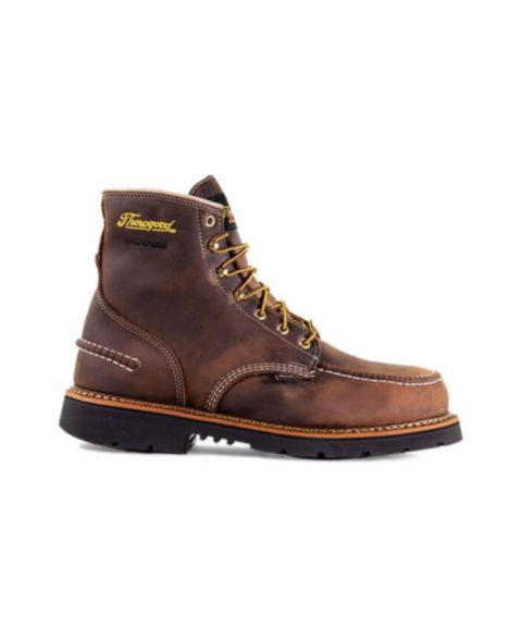 Мужские ботинки Thorogood 1957 Series Waterproof 6" Safety Moc Toe Work Boots for Men, цвет: Crazyhorse