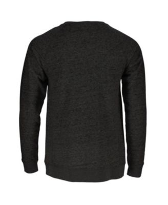Men's Space Dye Raglan Long Sleeve Crewneck Pullover Shirt