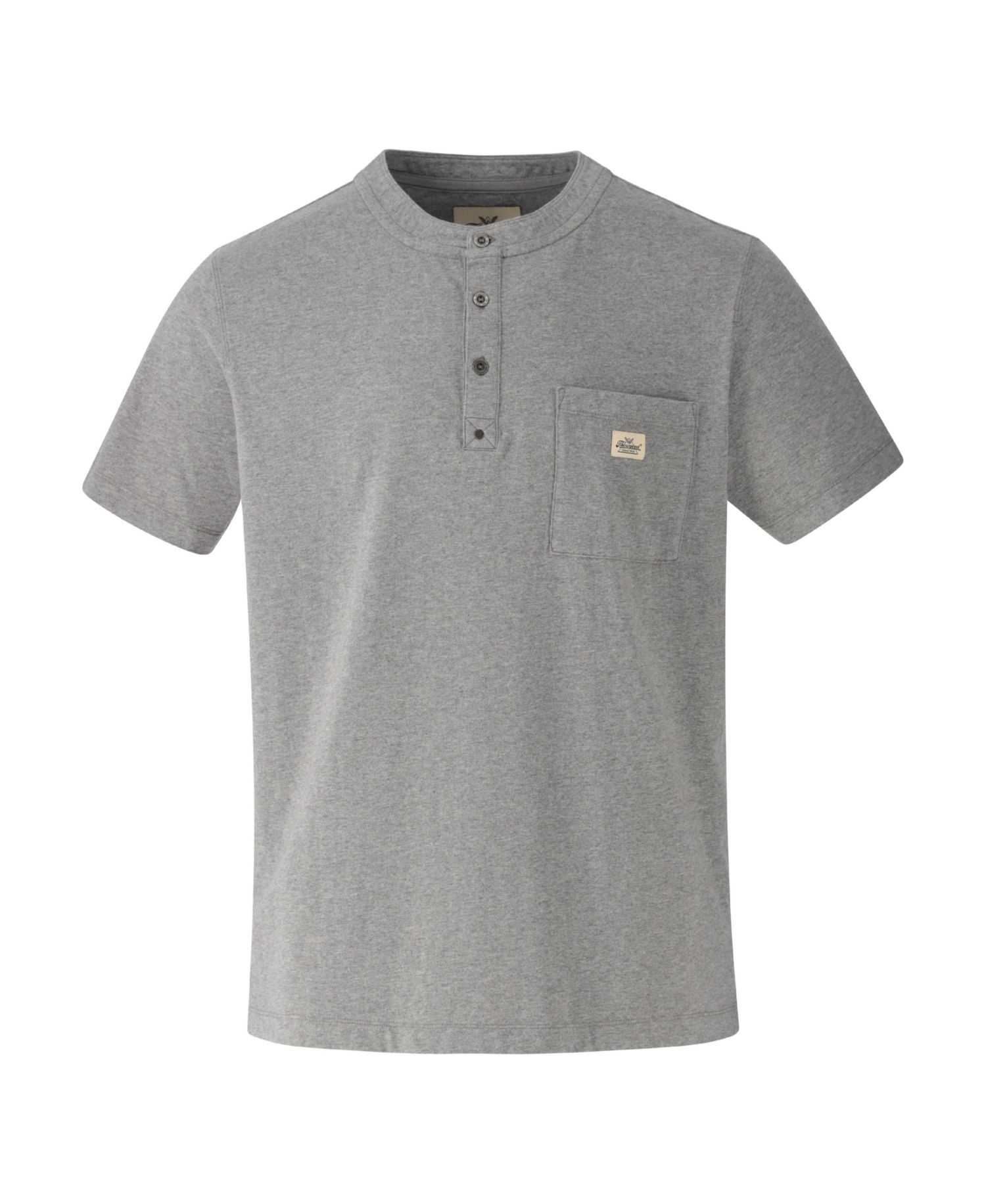 Men's Vintage Wash Short Sleeve Pocket Henley