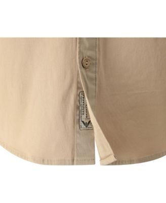 Big & Tall Men's Short Sleeve Utility Button Up Shirt