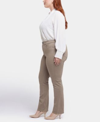 Plus Size Marilyn Straight Pull On Jeans