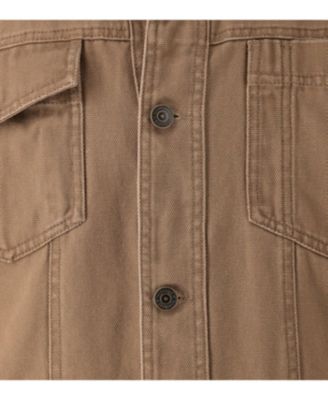 Men's Stone Wash Canvas Trucker Jacket