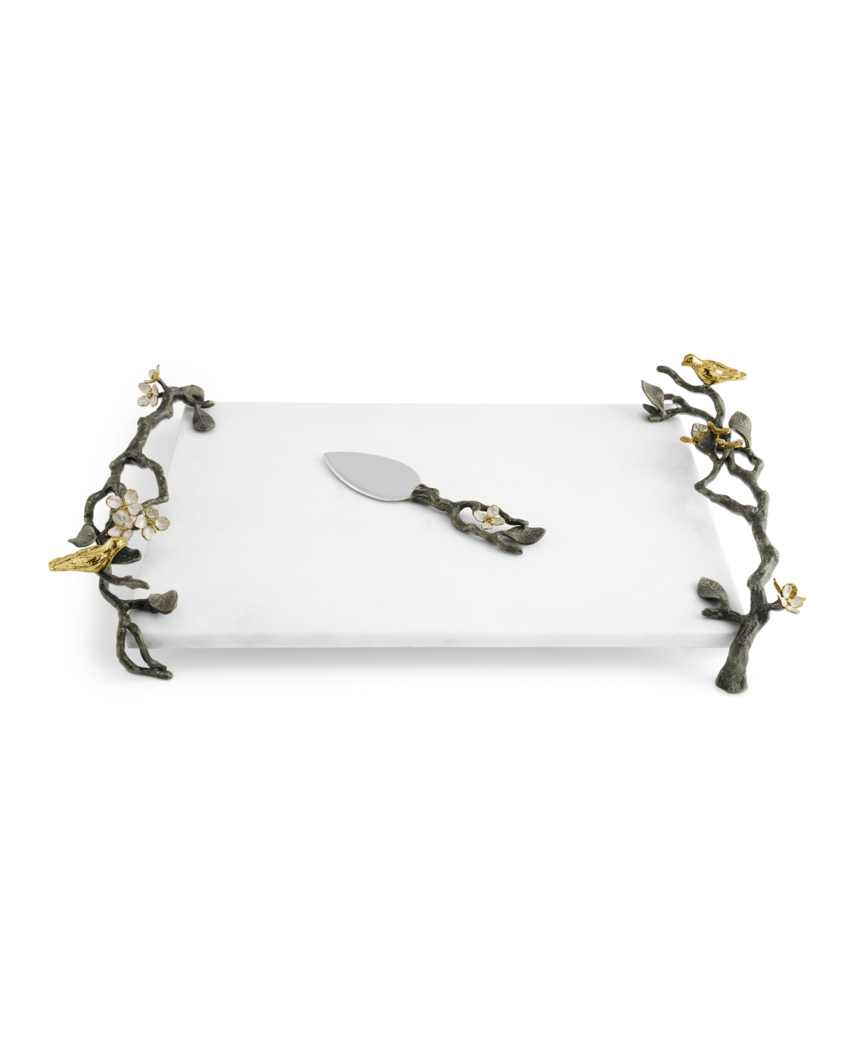 Michael Aram Lovebirds Cheese Board With Knife