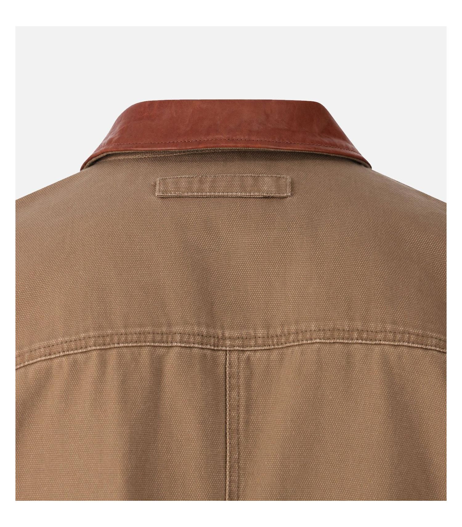 Big & Tall Men's Stone Wash Canvas Trucker Jacket
