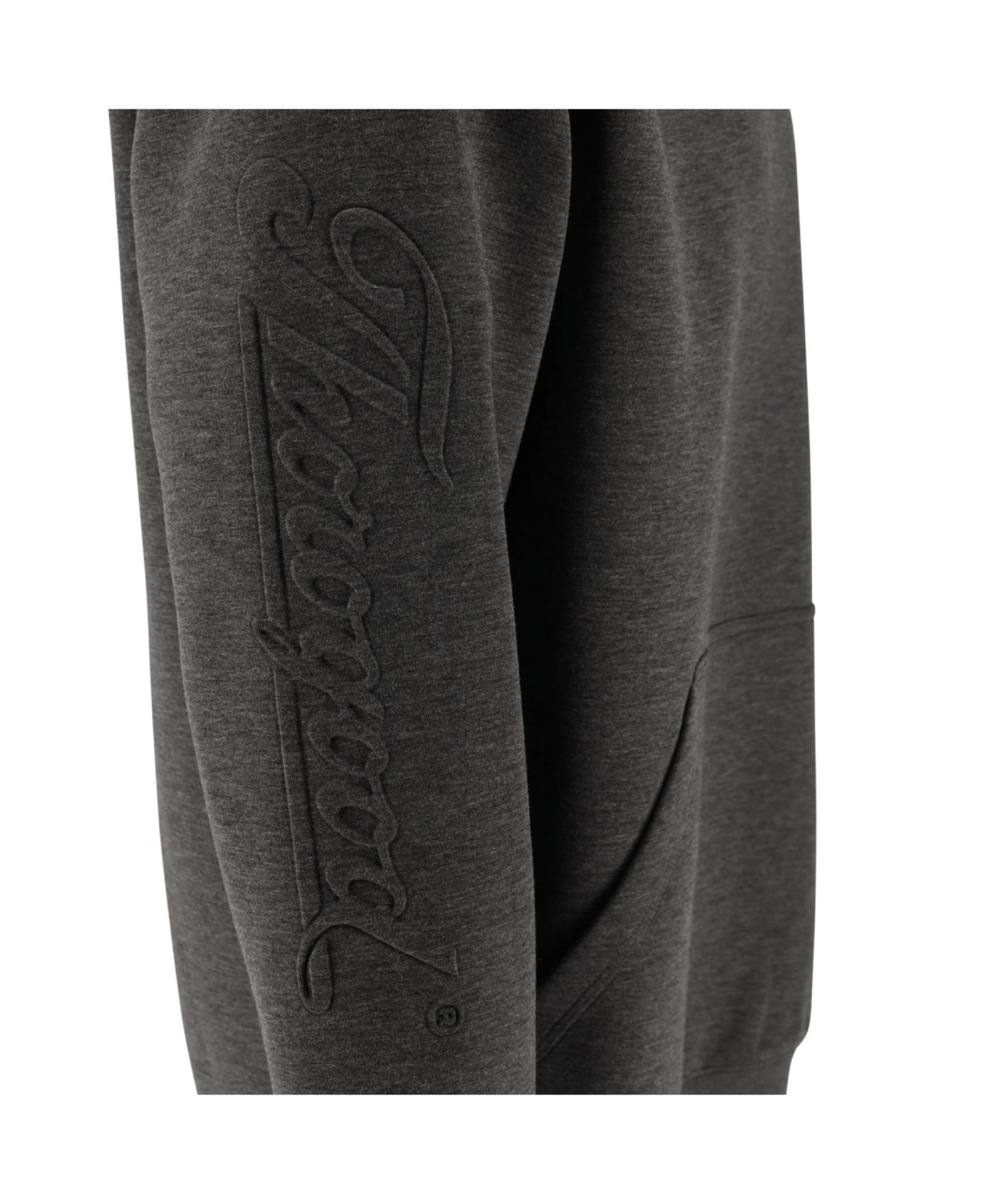 Мужское худи Thorogood Big & Tall Water Repellent Snap Neck Performance Pullover, цвет: Угольный меланжевый — фото 4