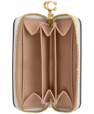 【COACH X PEANUTS】 Small Zip Around Card Case COACH Coach X Peanuts Small Zip Around Card Case With