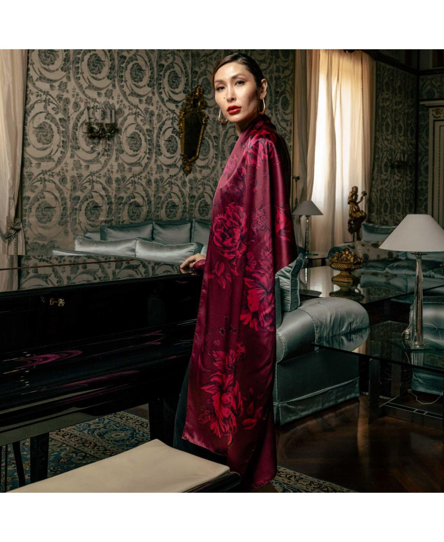 Isabella - Silk Scarf/Shawl for Women