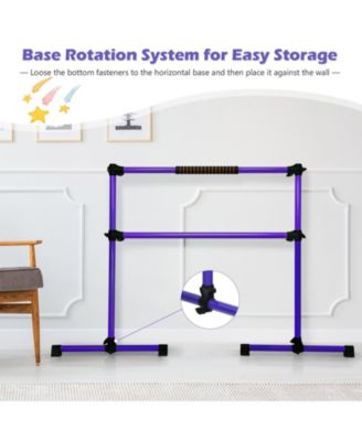 4 Feet Portable Ballet Barre with Adjustable Height