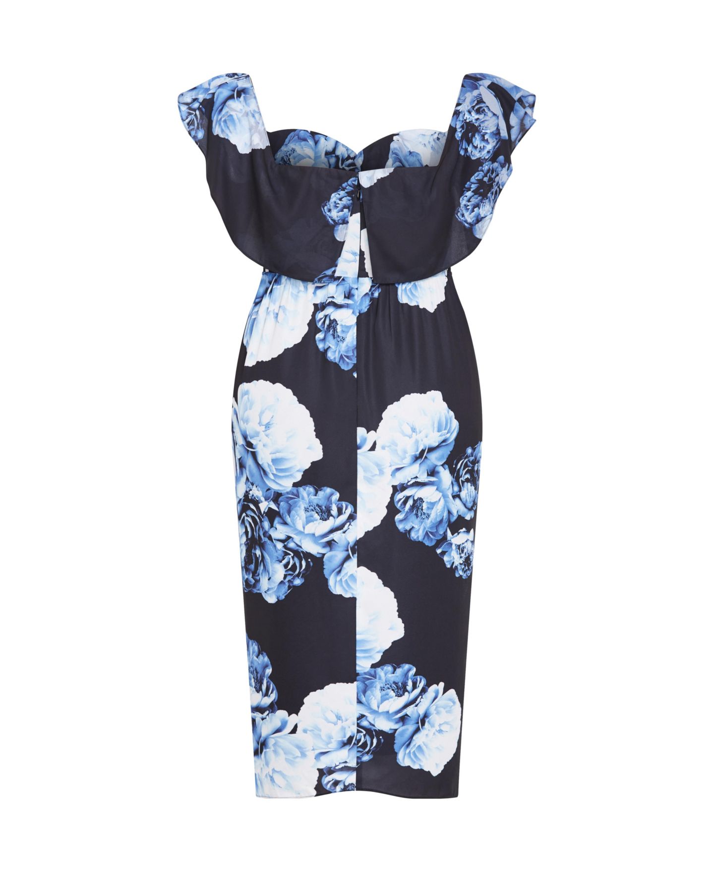 Женское платье CITY CHIC Gina Print, цвет: Синий розовый — фото 5