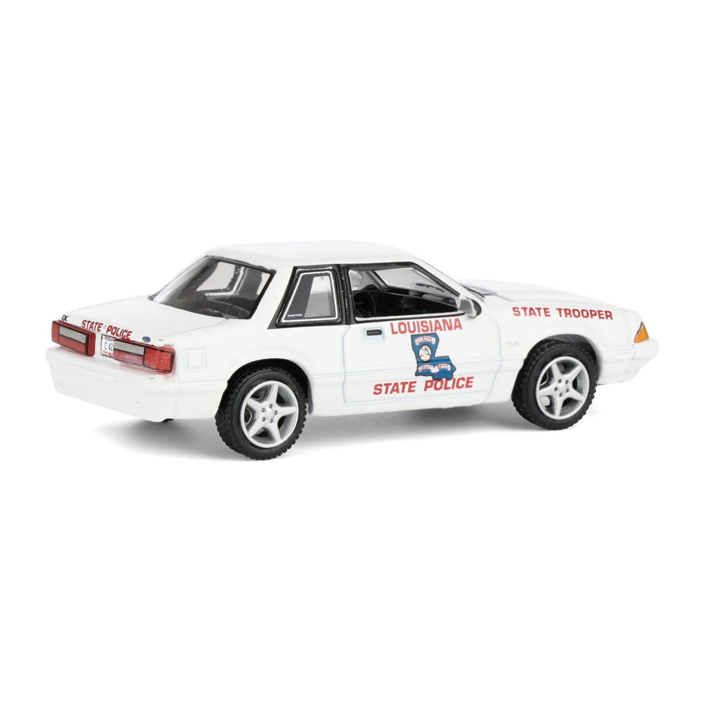 Детская игрушка Greenlight 1/64 Scale Hot Pursuit Series 45 Louisiana State Police Die-Cast 1993 Ford Mustang SSP — фото 3