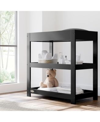 Customizable Changing Table with Engineered Wood Water-Resistant Changing Pad