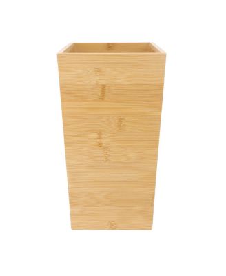 10.5 x 5.75 Inch Rectangle Bamboo Waste Basket
