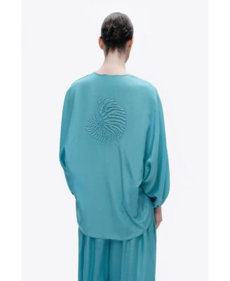 Women's Beaded Embroidered Shirt