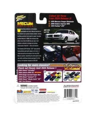 1/64 1974 Pontiac GTO White, Mecum Collector Tin
