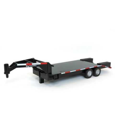 Детская игрушка Big Country Toys 1/20 Black Flatbed Gooseneck Trailer with Ramps