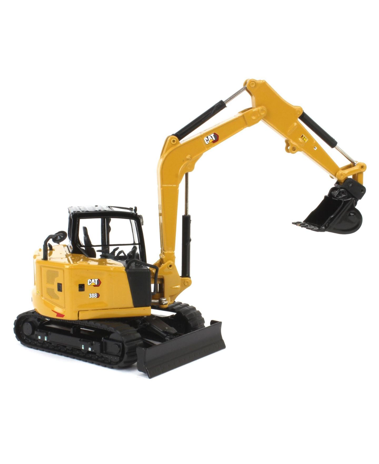 Детская игрушка Diecast Masters 1/50 Cat Caterpillar 308 Cr High Line Next Generation Mini Hydraulic Excavator with Work Tools and Operator Die-Cast Model — фото 2