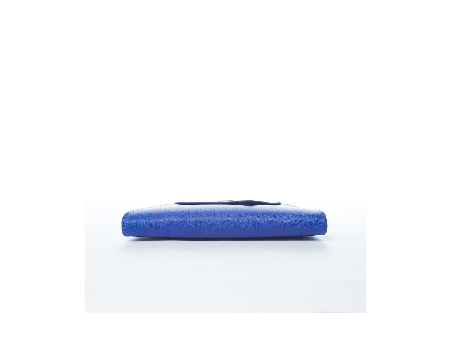 Женский клатч SUSU Saffiano Leather Clutch Bag Evening Purse Crossbody Cobalt Blue Unique Handbag, цвет: Синий — фото 7