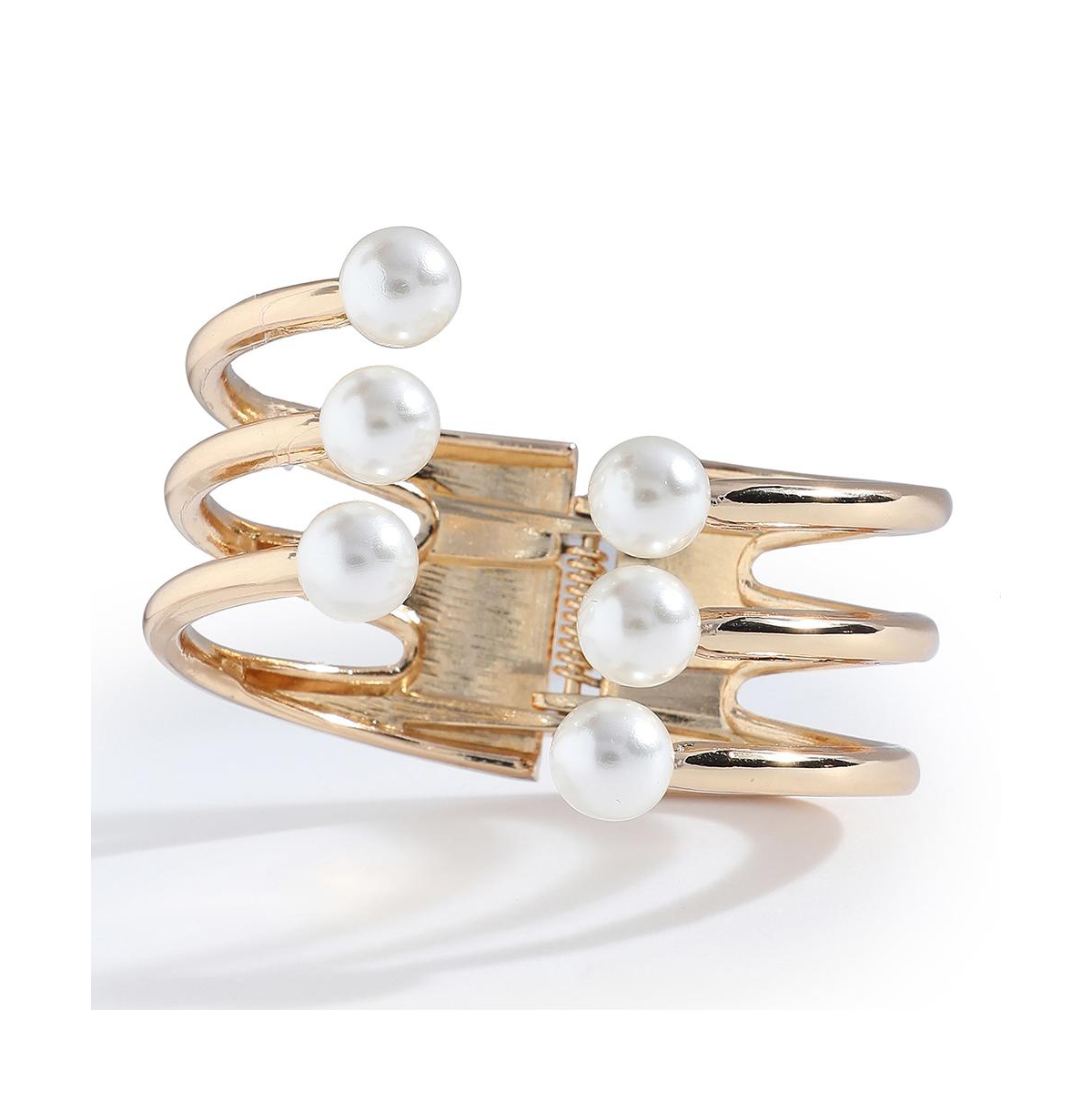 Women's Gold Snowball Cuff Bracelet - Gold