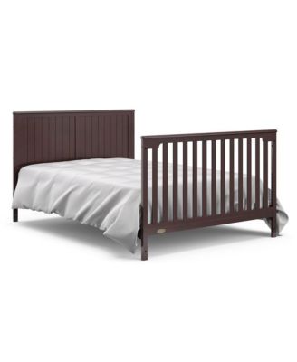 Hadley 5-in-1 Convertible Crib and Changer with Drawer (Espresso)