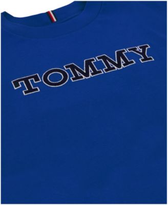 Little and Toddler Boys Sleeve Blocking Short Sleeve T-Shirt