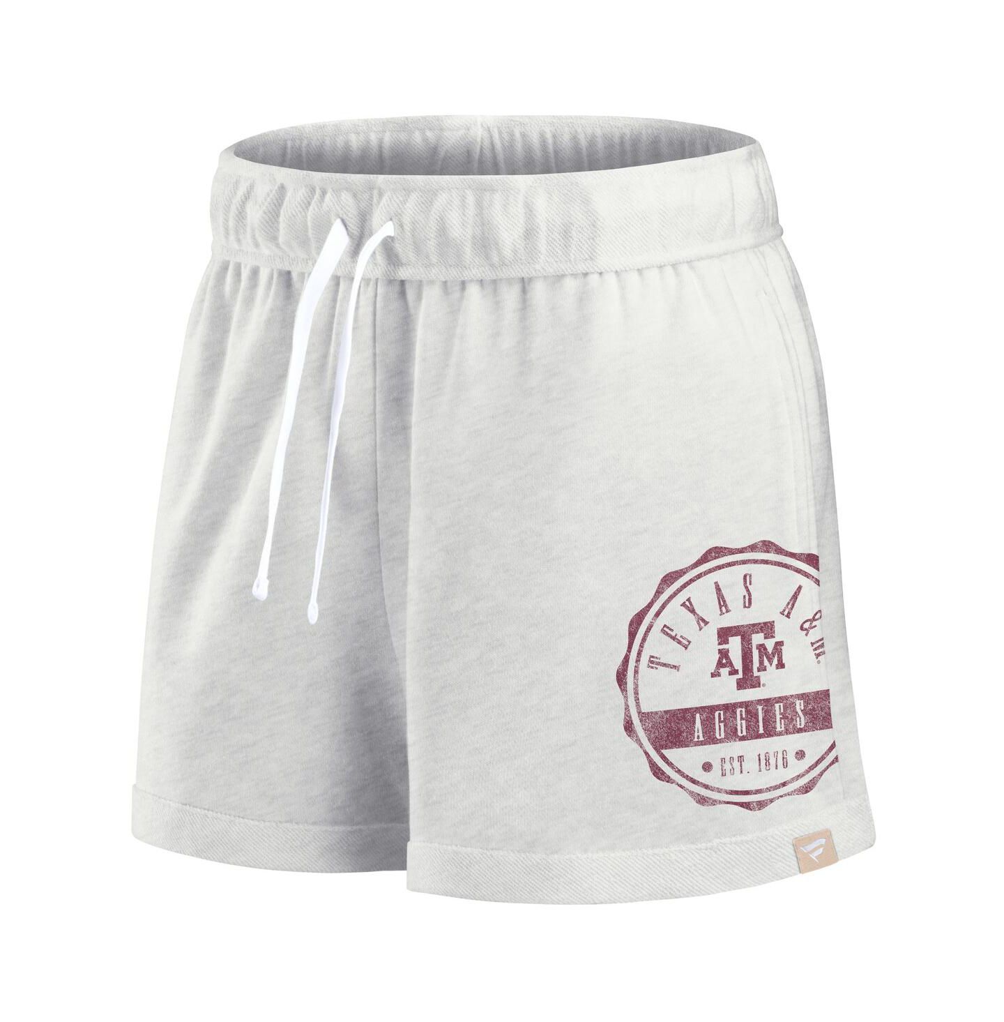 Женские шорты Fanatics Oatmeal Texas A&M Aggies Win Badge — фото 2
