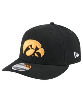 New Era - Men's Black Iowa Hawkeyes Low 9FIFTY Snapback Hat