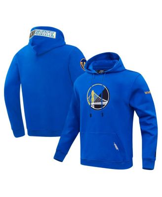 Pro Standard - Men's Royal Golden State Warriors Split Logo Pullover Hoodie