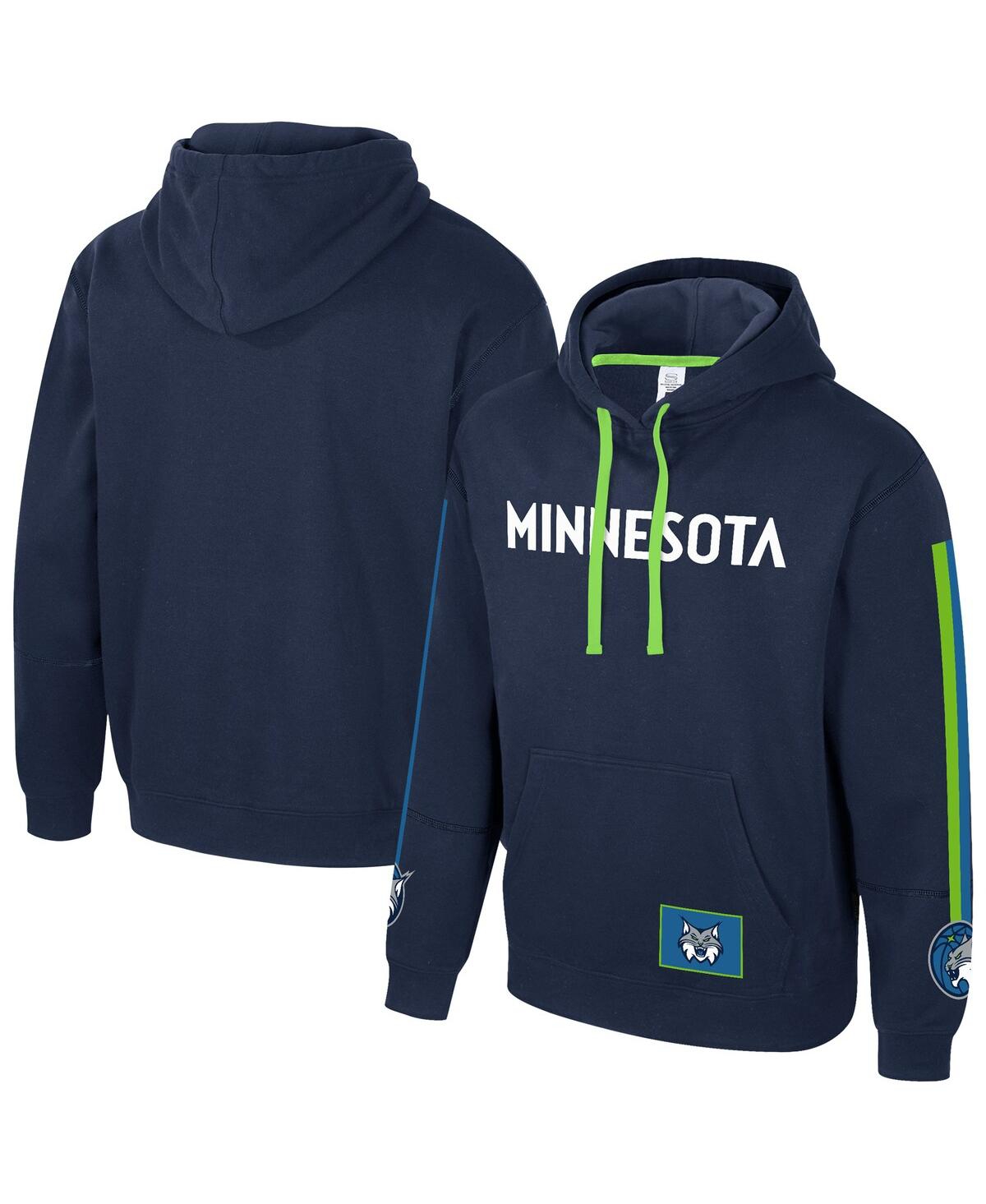 Men's and Women's Navy Minnesota Lynx City Star Rebel Edition Pullover Hoodie - Navy