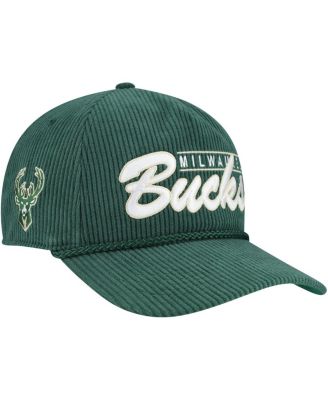 '47 Brand - Men's Green Milwaukee Bucks Double Header Sidepatch Cord Hitch Adjustable Hat