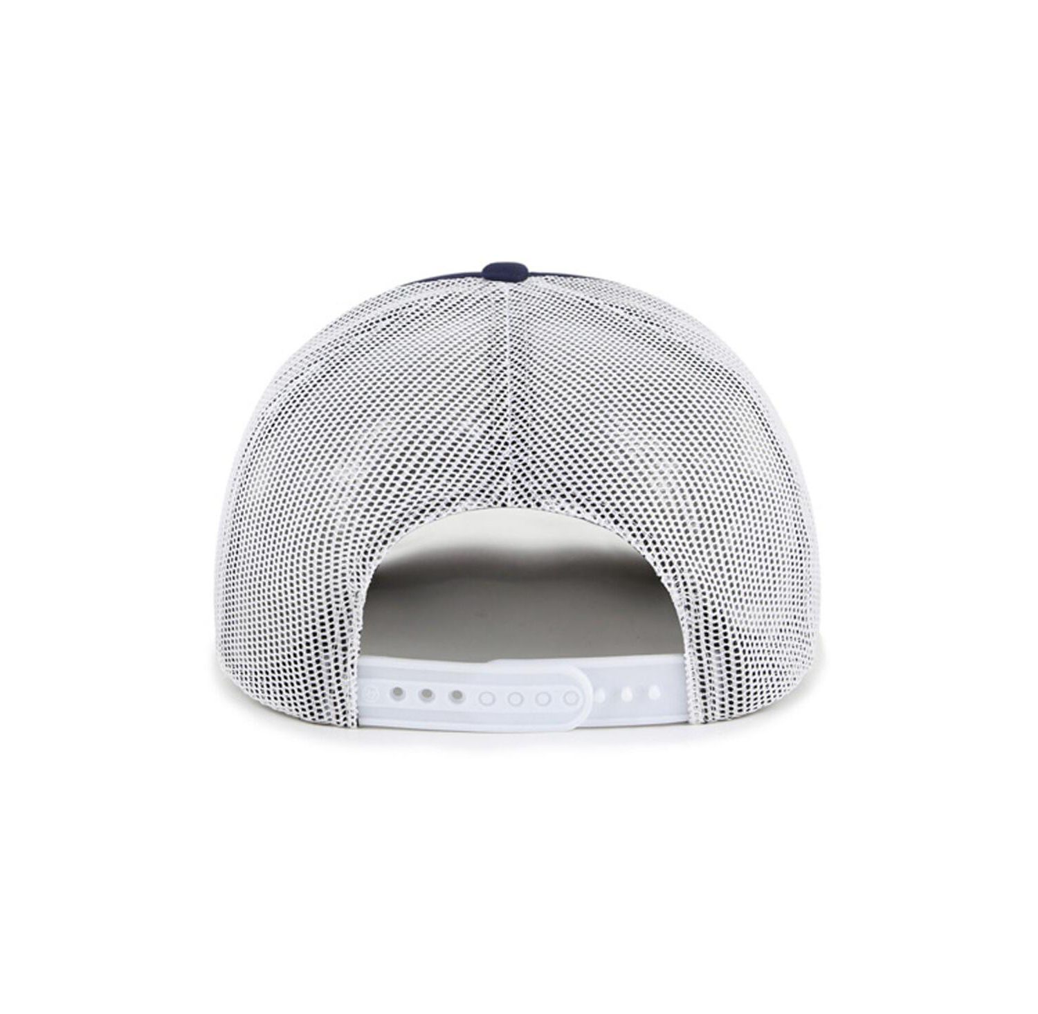 Men's Navy Detroit Tigers Meander Foam Trucker Snapback Hat