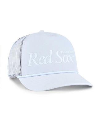 Men's Light Blue Boston Red Sox Foundation Script Hitch Adjustable Trucker Hat