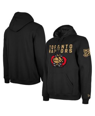 New Era - Men's Black Toronto Raptors 2024/25 City Edition Chenille Heavyweight Pullover Hoodie