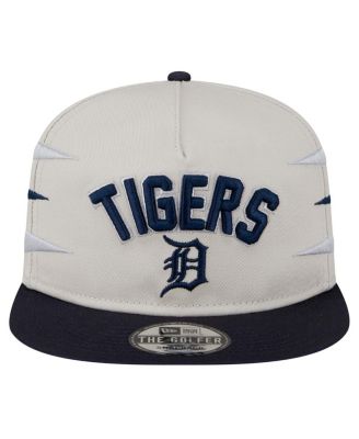 Men's Cream Detroit Tigers Iron Golfer Snapback Hat