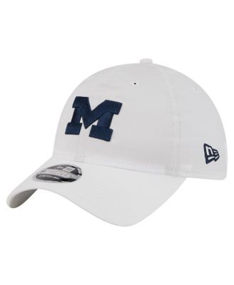 New Era - Men's White Michigan Wolverines Active Ripstop 9TWENTY Adjustable Hat