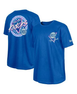 New Era - Men's Blue New York Knicks Glow-in-the-Dark T-Shirt