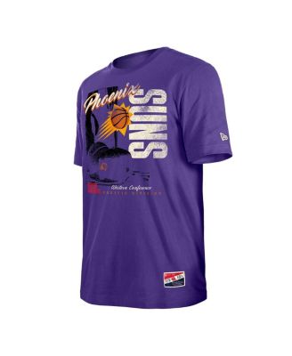 Men's Purple Phoenix Suns Distressed Throwback Vintage Color Pack T-Shirt