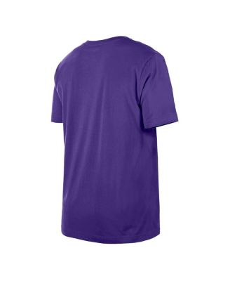 Men's Purple Los Angeles Lakers Distressed Throwback Vintage Color Pack T-Shirt