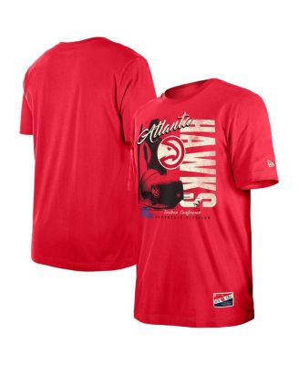 Men's Red Atlanta Hawks Distressed Throwback Vintage Color Pack T-Shirt