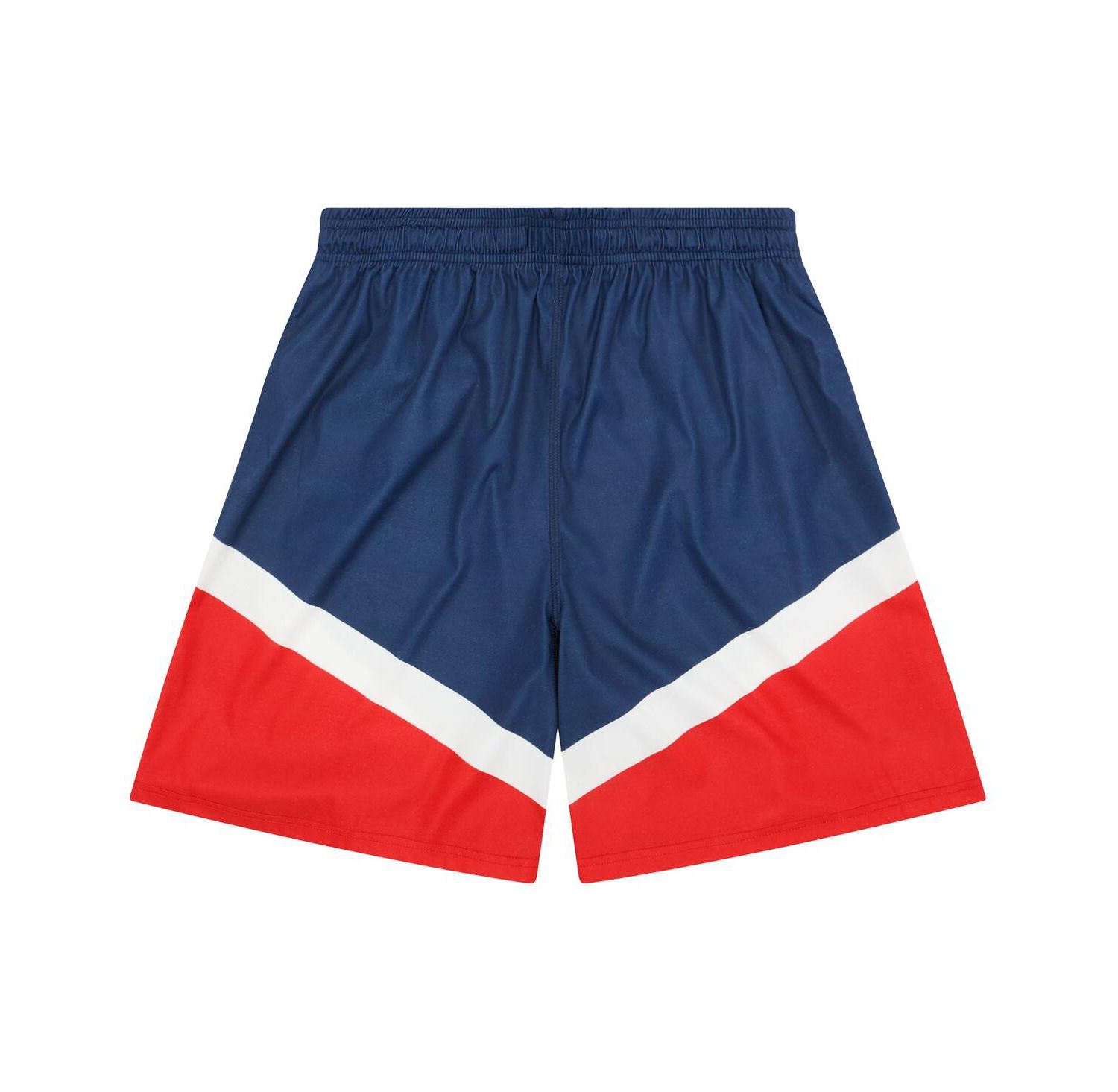 Men's Navy/Red Atlanta Braves Color Blocked Shorts